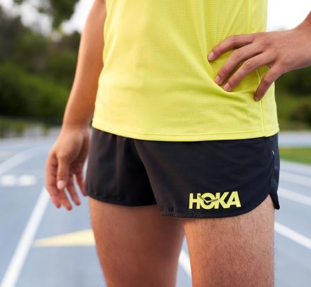 Hoka One One Performance Woven 2" Short Homem - Bermudas Pretas | PT-2oyhRmC